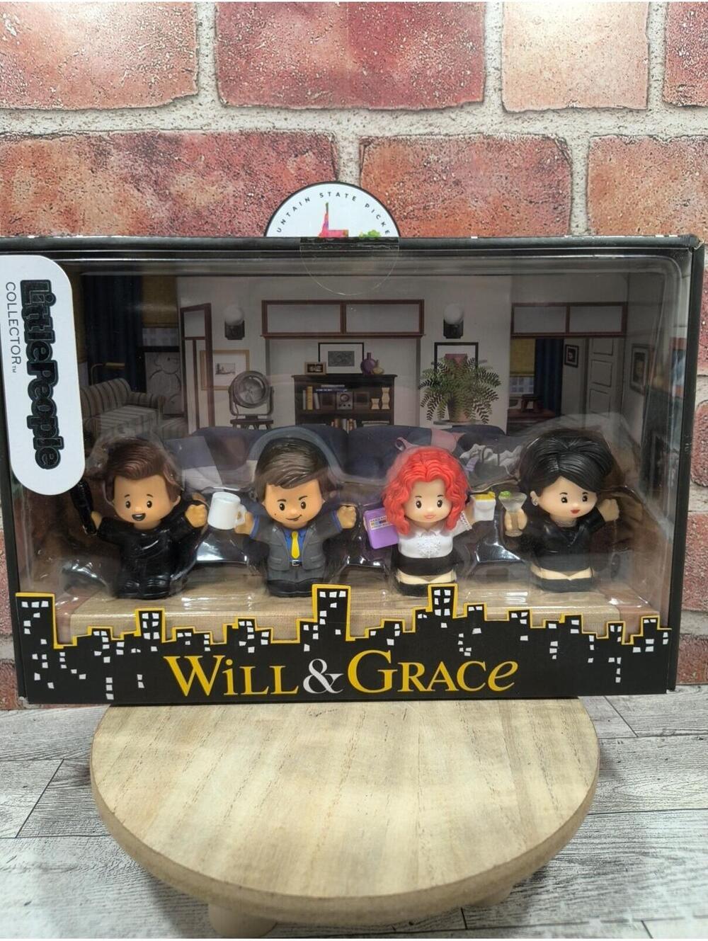 Fisher-Price Little People Collector Set Will and Grace TV Series Mattel HVG54